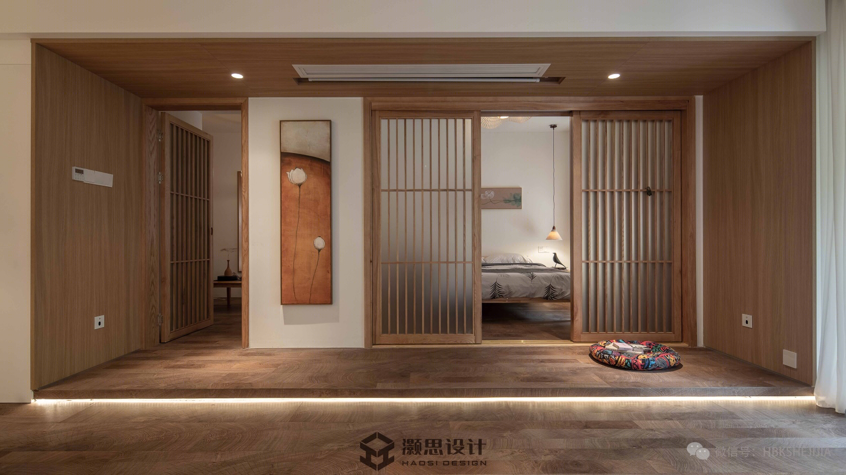80m2 原木禅意居住空间丨中国广州丨H·BK Space Design-14