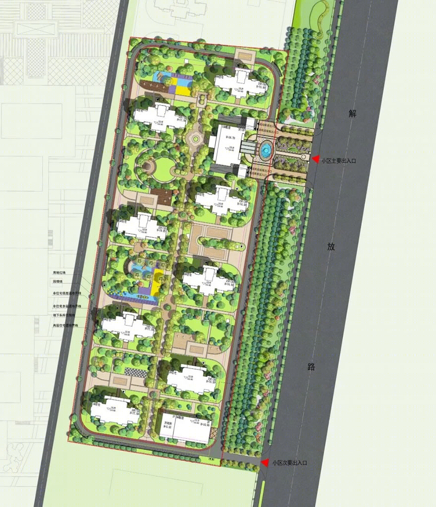 新郑西亚斯美邻东苑住宅 | 人文艺术与生态共享的社区规划-11