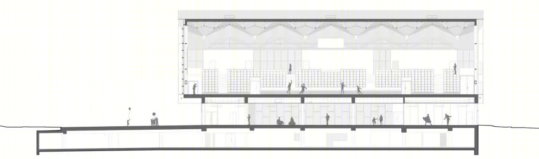 勒阿弗尔市双坡屋顶多功能运动中心丨法国丨K architectures Sigwalt Herman-44