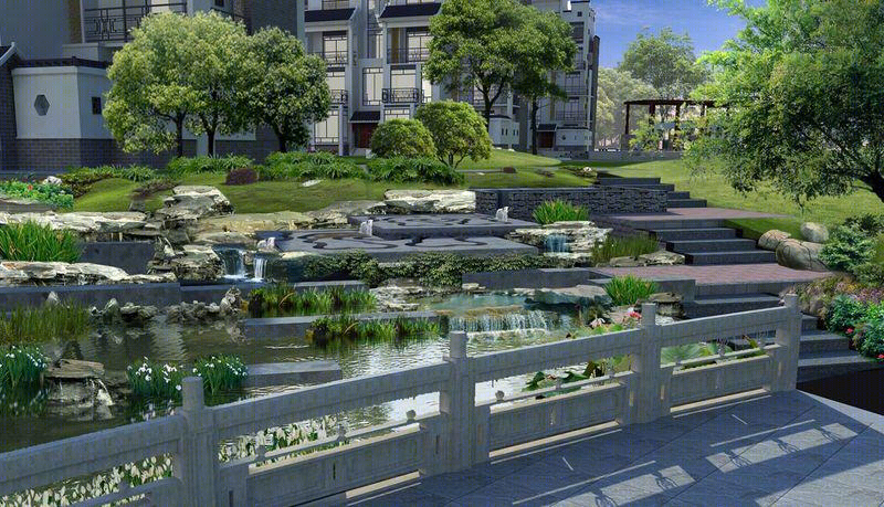 周磊丨小区景观丨辽中亿甲府景观设计-0