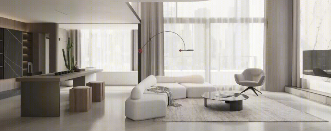 柔美空间,橘金色的优雅碰撞丨ONE FOCUS DESIGN-45