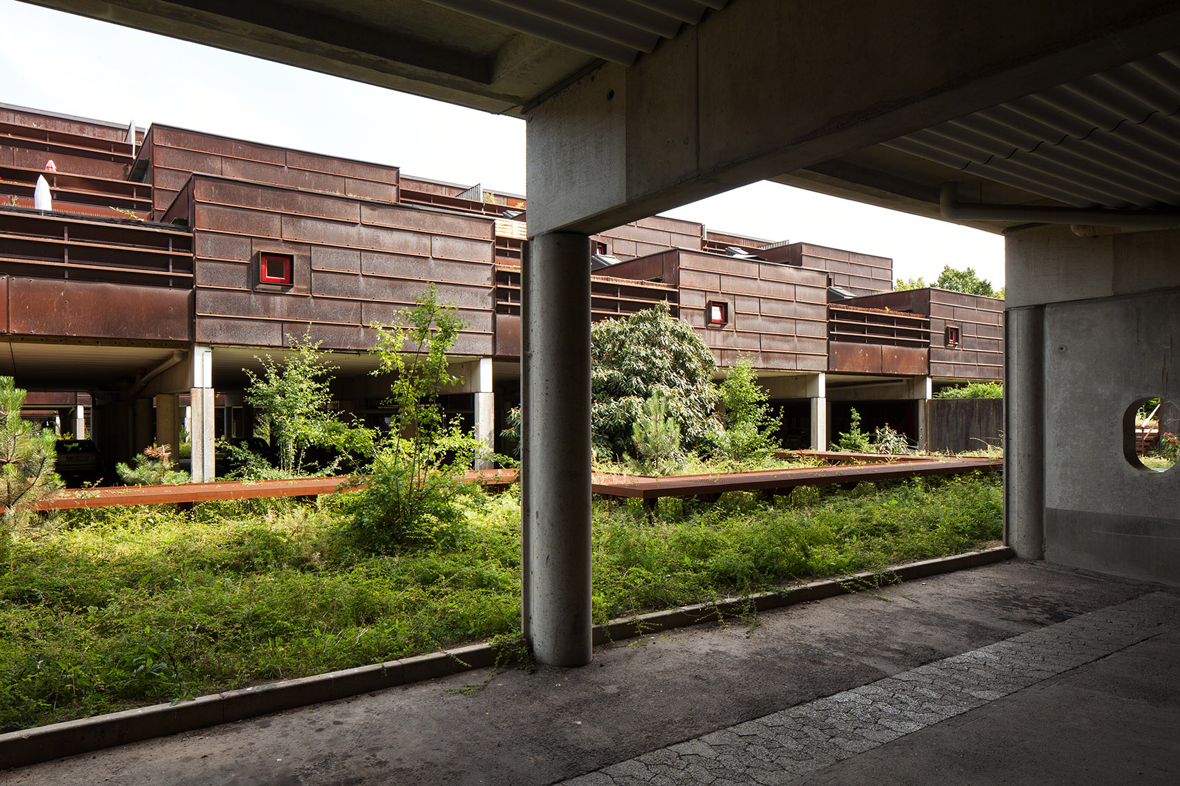 丹麦 Farum Midtpunkt 社会住宅景观-10