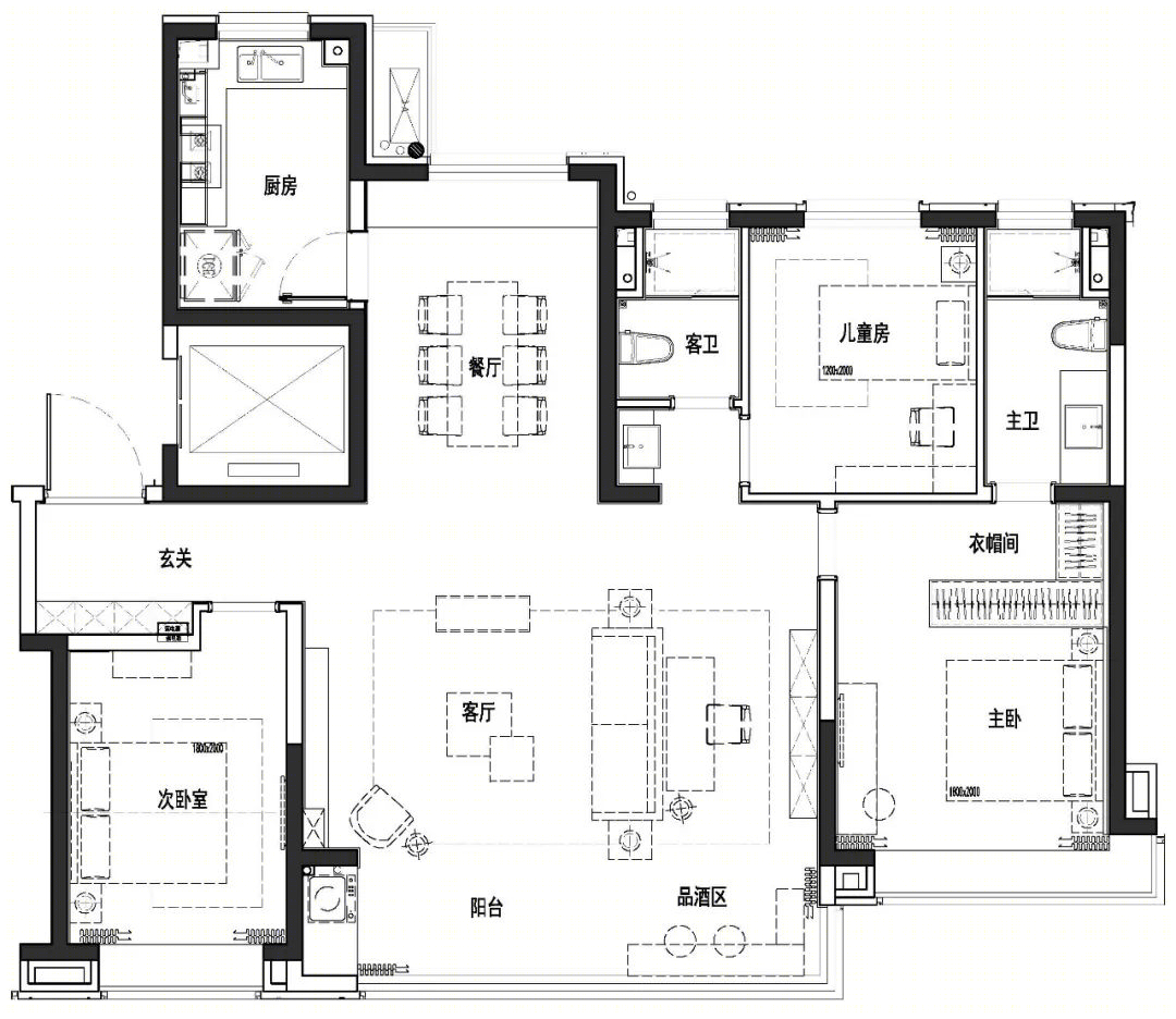 金地·二期峯汇125,150户型样板间丨EH DESIGN GROUP棣赞室内设计团队,棣品软装陈设团队-28