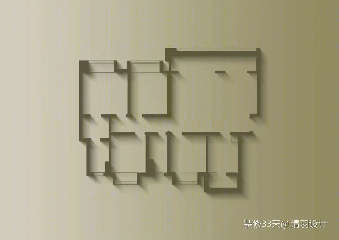 明媚混搭四室丨中国成都丨清羽设计-3