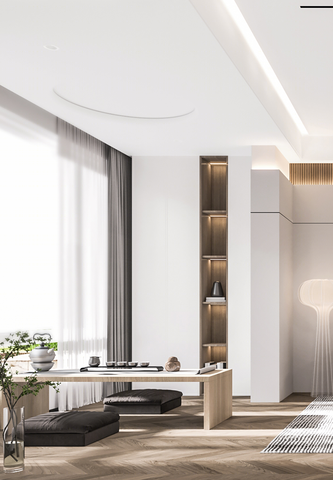 余光之中·回归自然 · 简约纯粹的舒适住宅设计丨中国山东丨Yinji Space Design-12