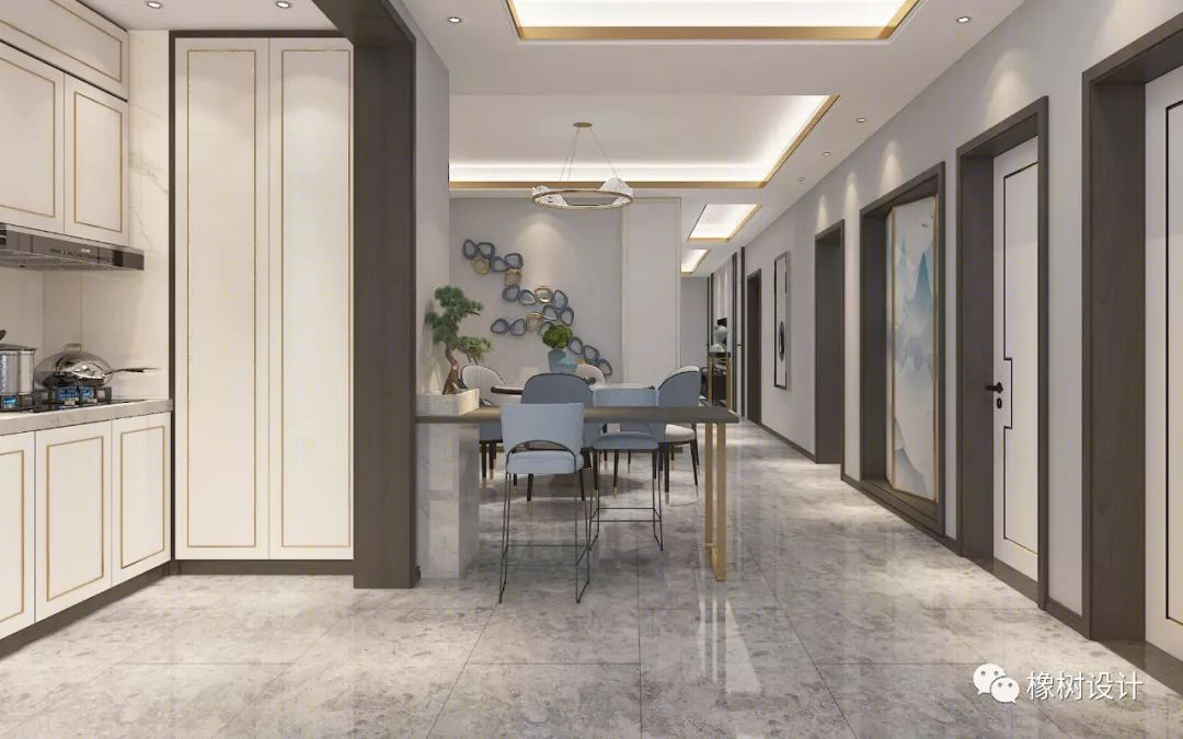 玉水金岸 178㎡现代东方美居，自然与人文的和谐共生-24