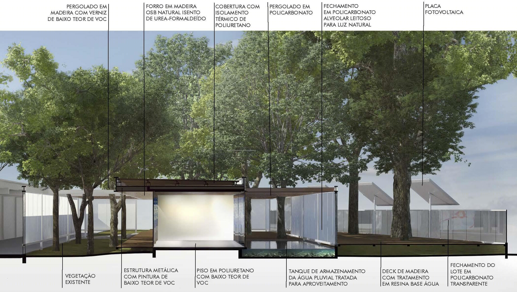 巴西绿色生态商业建筑丨LoebCapote Arquitetura e Urbanismo-27