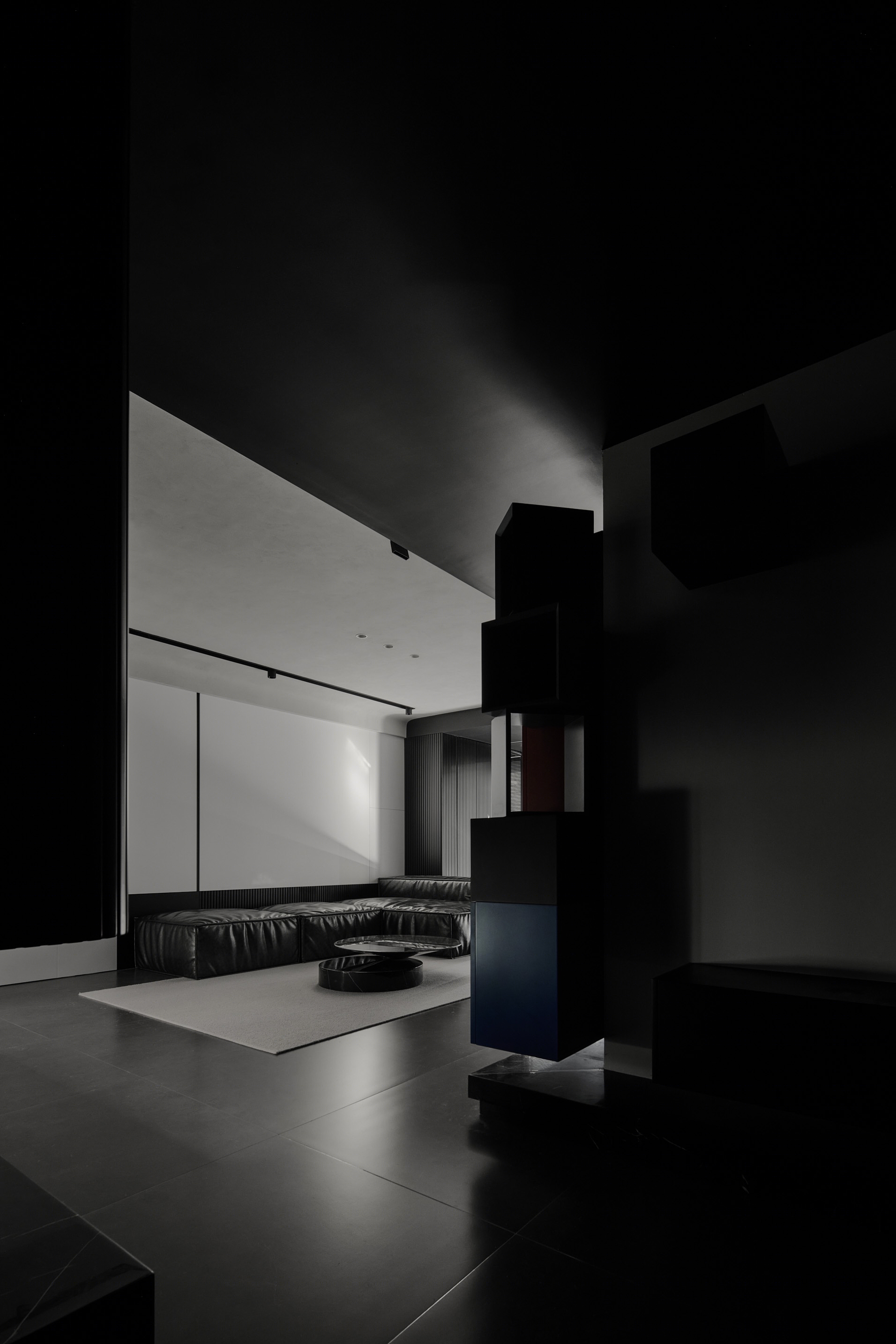 魔方盒 · 宁波东部新城现代艺术私宅丨中国宁波丨洛沿设计建筑研究室-5