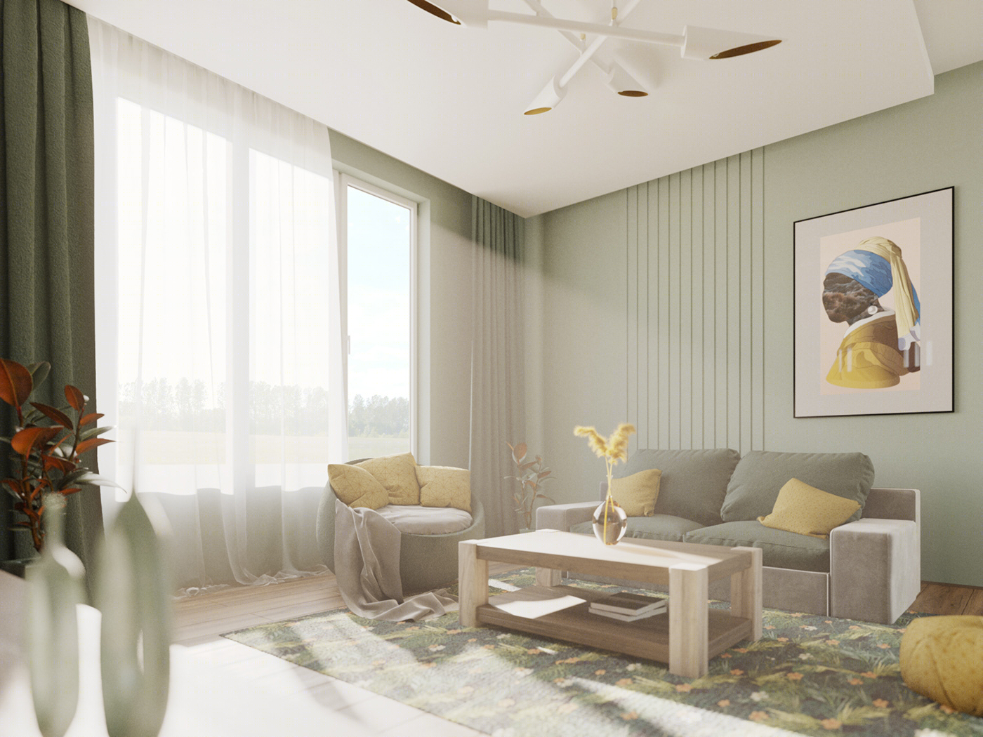 Anastasiya Gushchina丨平层丨Interior Design / calm tones-3