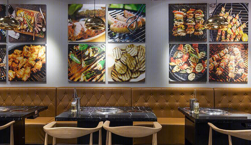 成都巴比叩烤肉店 | 年轻时尚的经济型自助餐饮设计-1