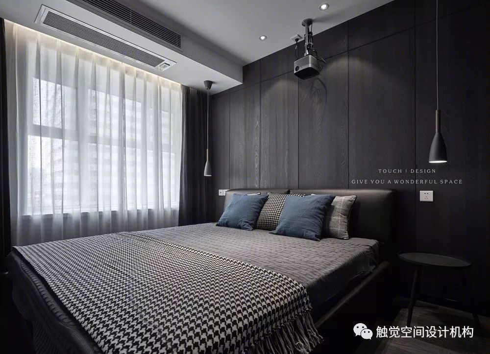 天津融创蘭园 95㎡简约黑白调空间-36