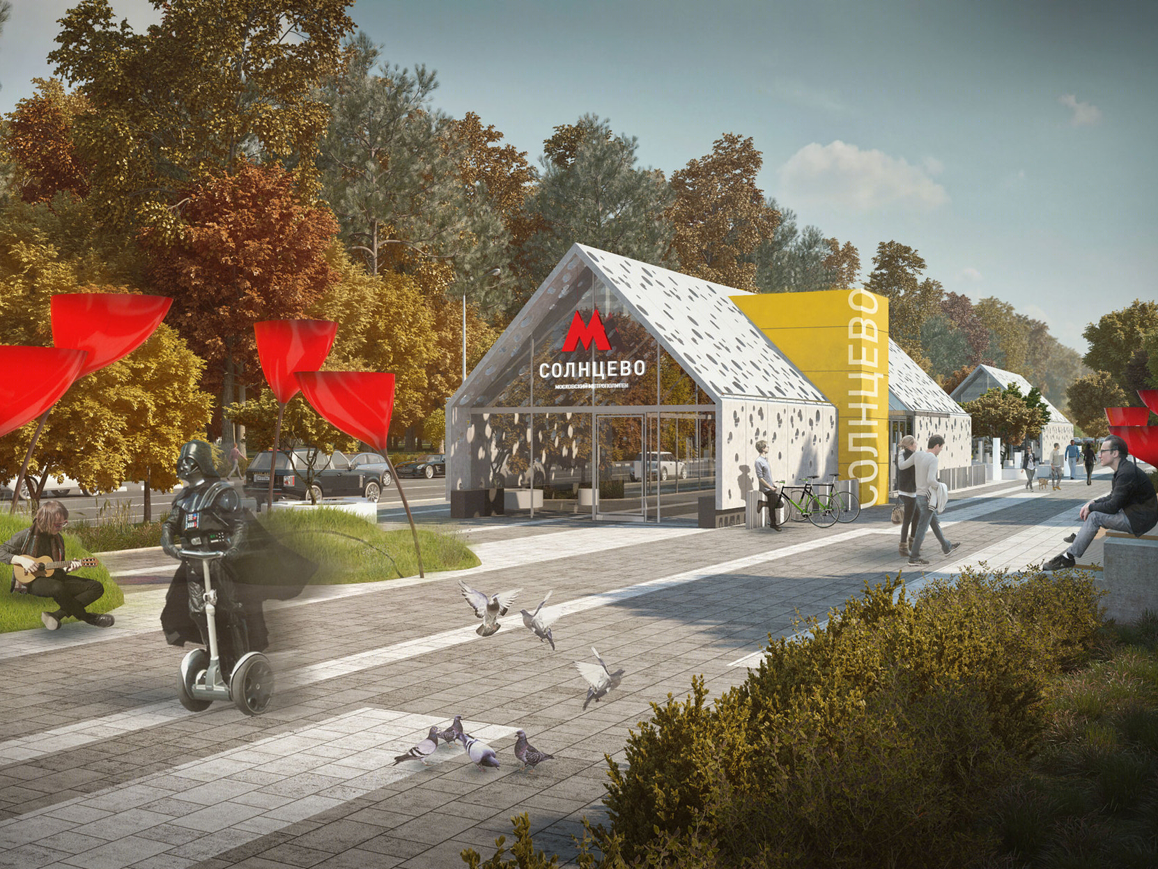 Solntsevo地铁站丨Nefa Architects-12