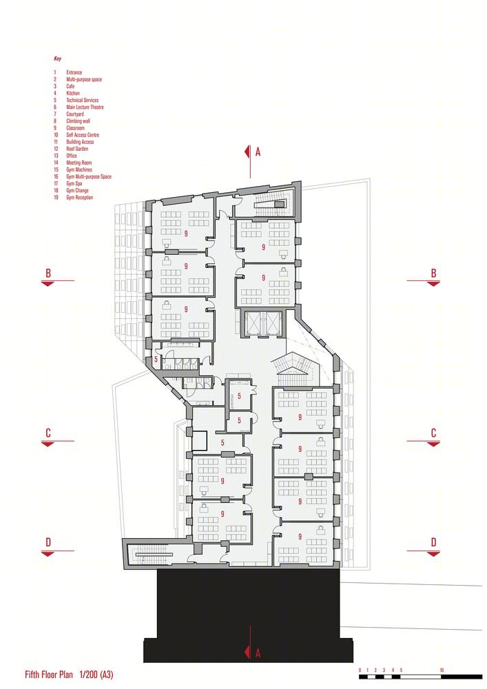 土耳其伊兹密尔经济大学外国语教学楼丨AUDB Architects-116