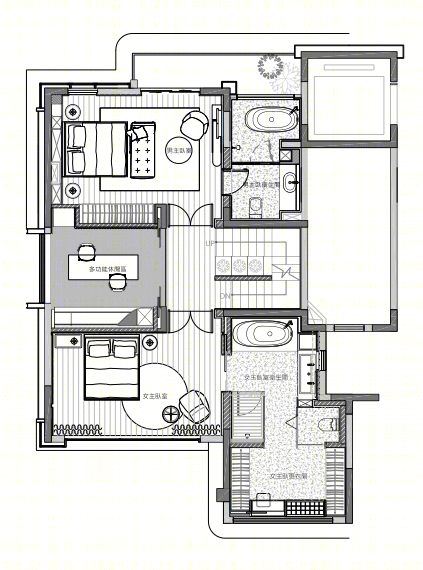 鸿园银杏苑 Moon Villa-37