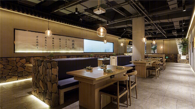小南风村落餐厅空间-4