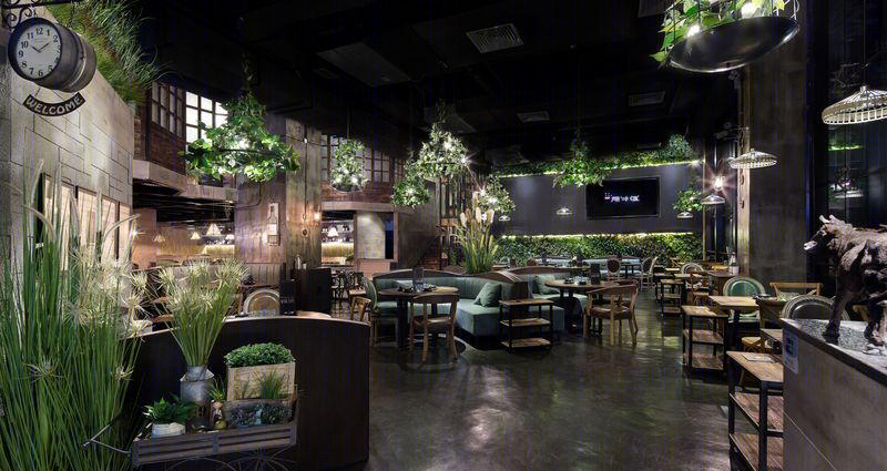 深圳海王总店工业复古风餐厅设计-19