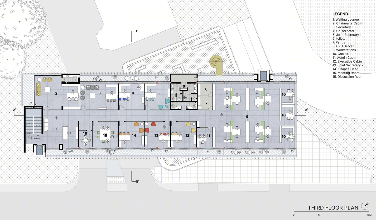 印度 HOVER SPACE · 巧妙融入历史校园的现代延伸丨Thirdspace Architecture Studio-19