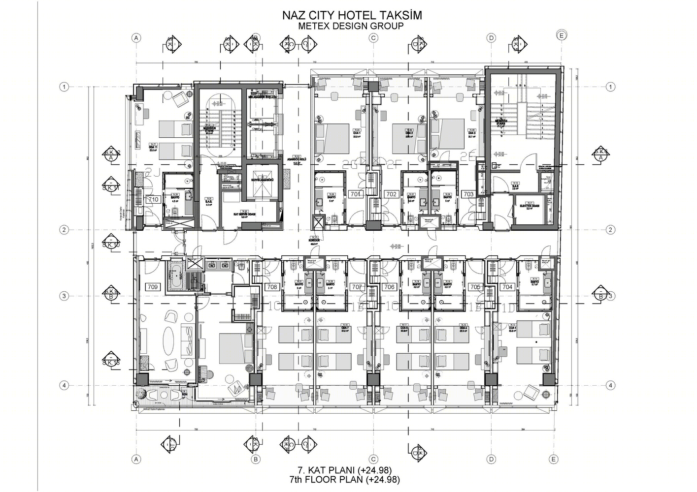 土耳其Taksim纳兹城酒店丨Metex Design Group-92