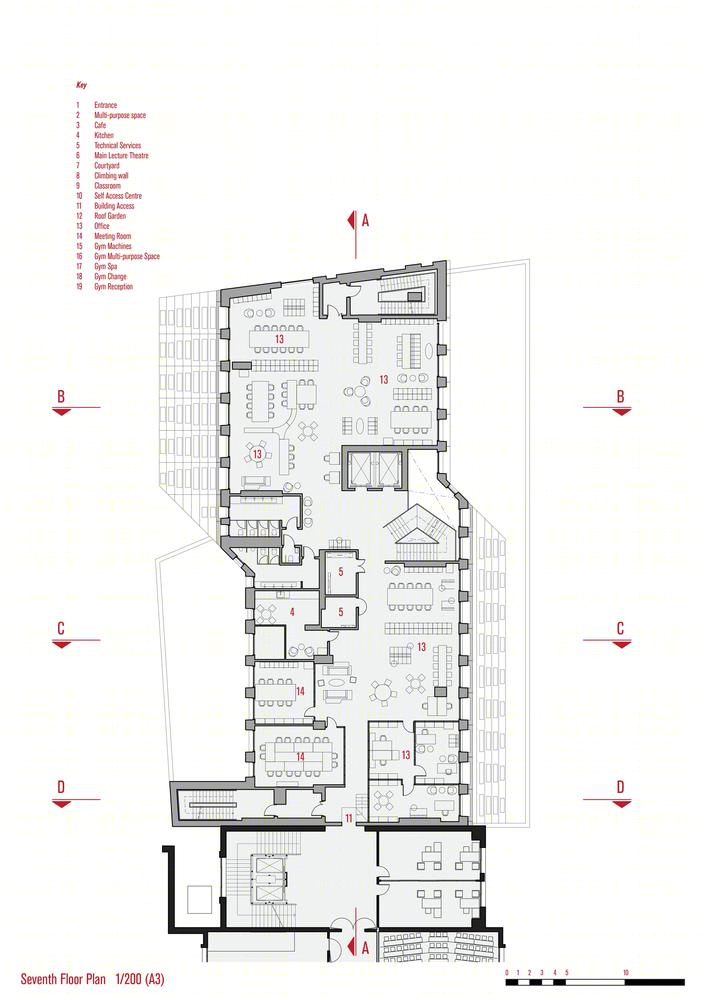 土耳其伊兹密尔经济大学外国语教学楼丨AUDB Architects-118