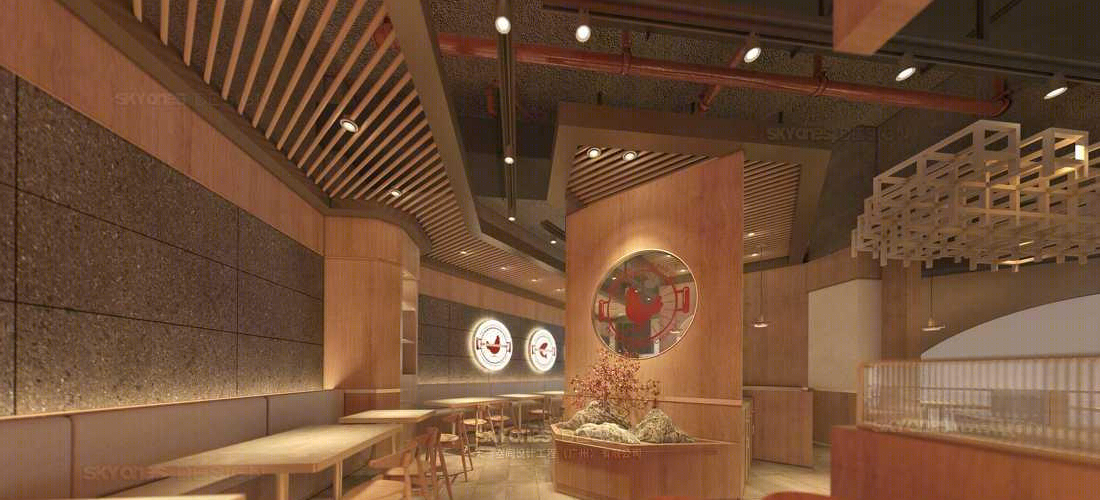 煲小馋·鸡煲品牌连锁空间设计丨SKYONES®-6