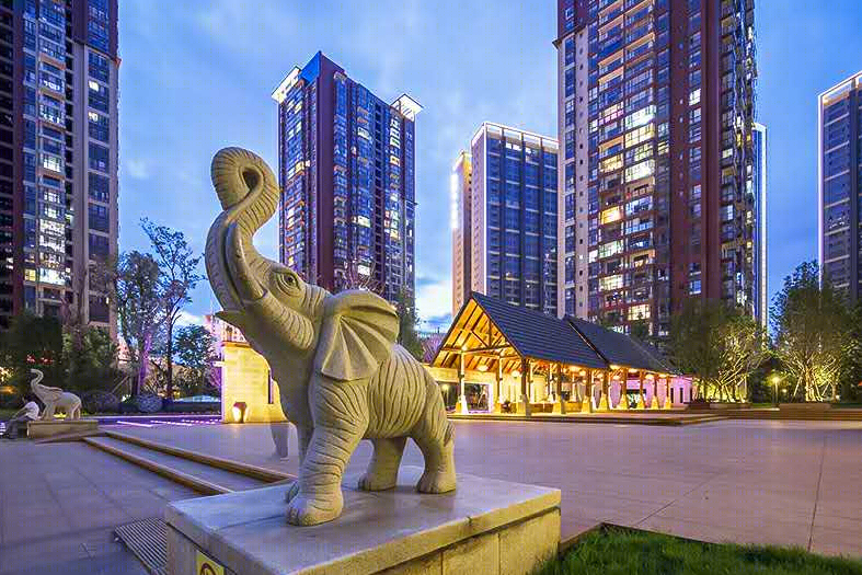 德润朗悦湾东南亚住宅景观-14