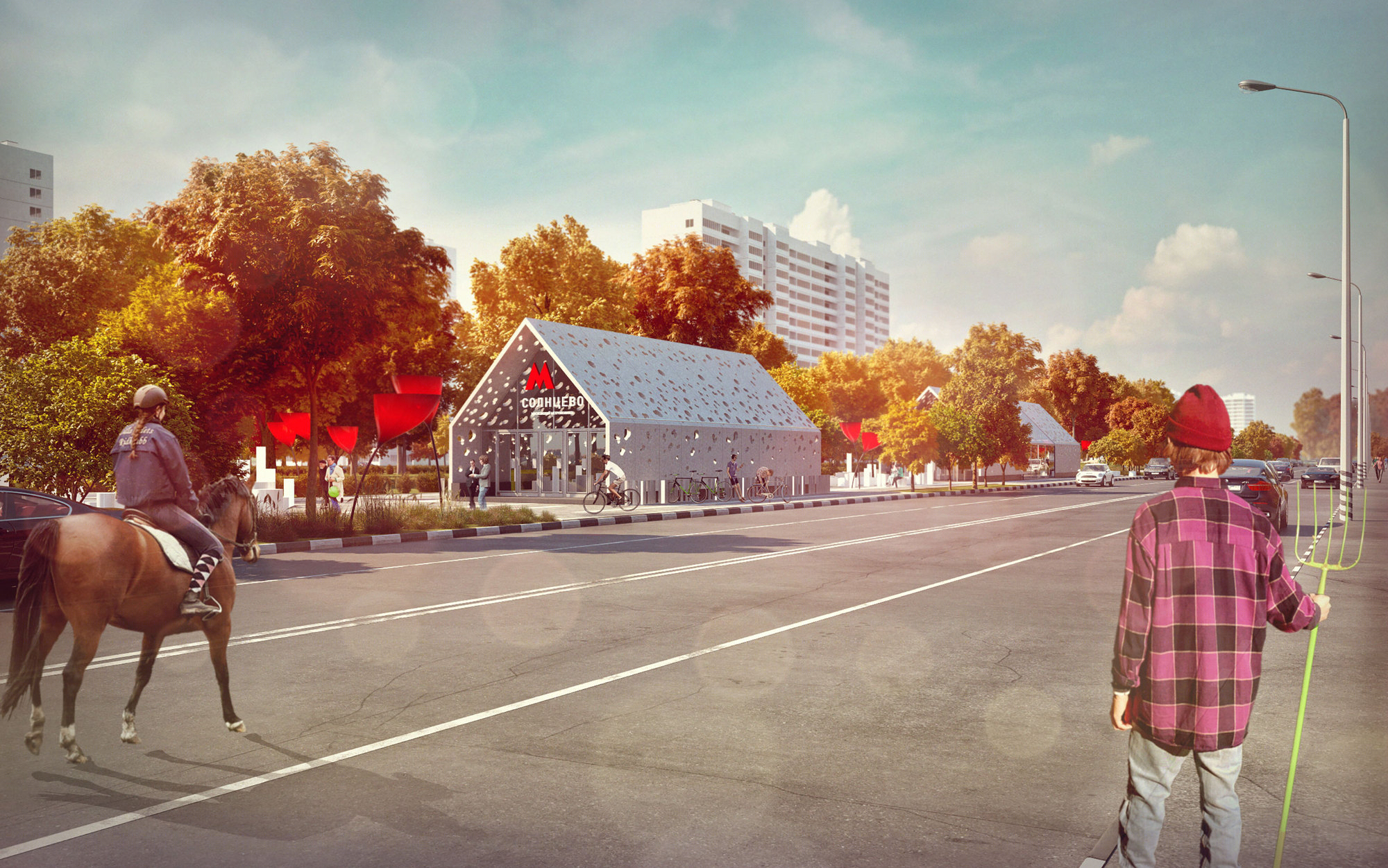 Solntsevo地铁站丨Nefa Architects-16