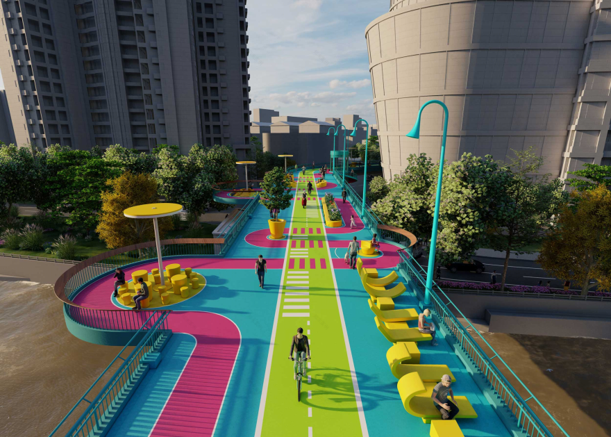 上海普济路高架桥景观-13
