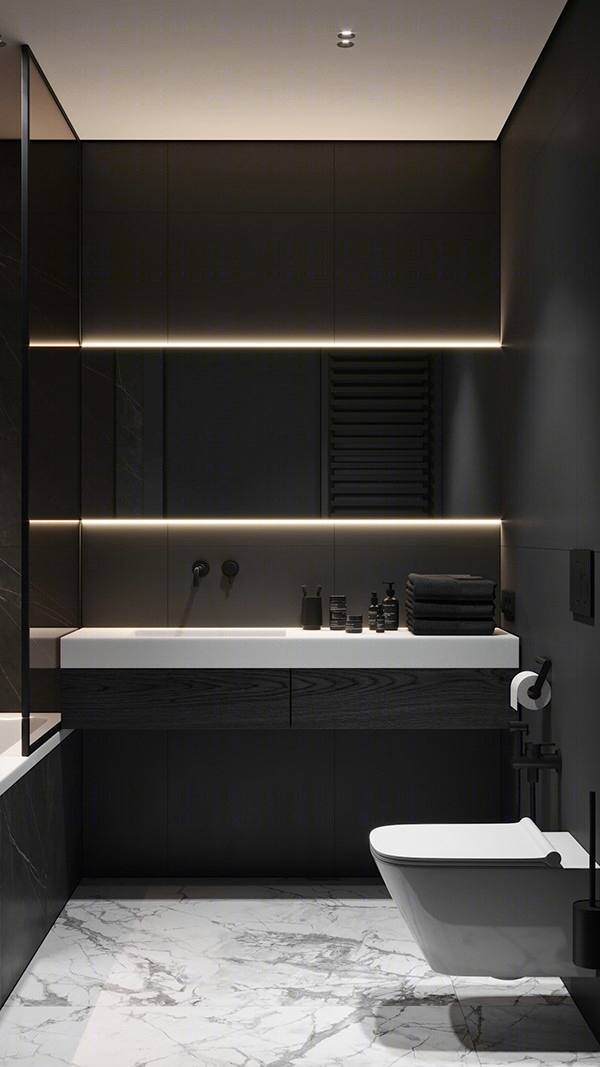 高级色系住宅设计 超有凝聚力的空间-16