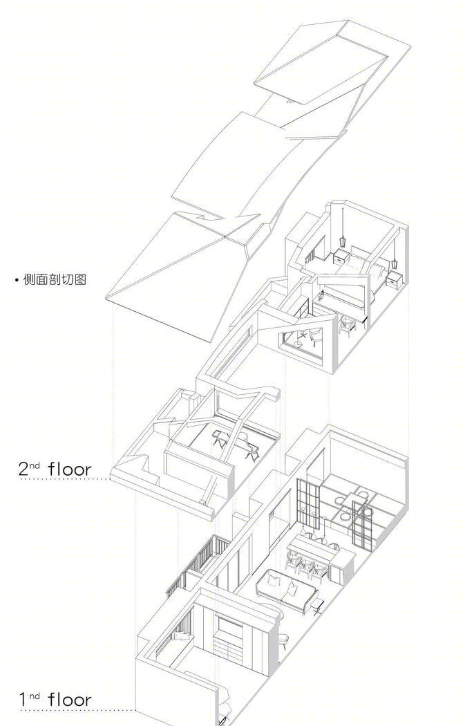 215 平异形复式空间大改造 | 自然、本真的生活美学-3