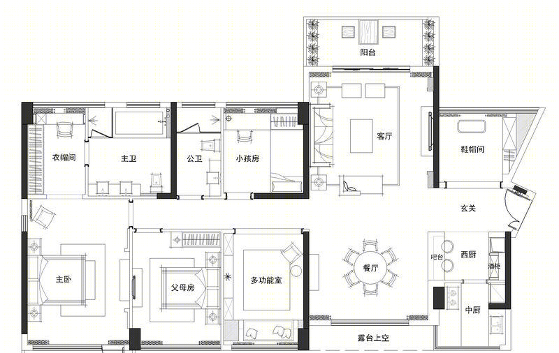 惠州新古典主义家居设计，打造优雅低调空间-31