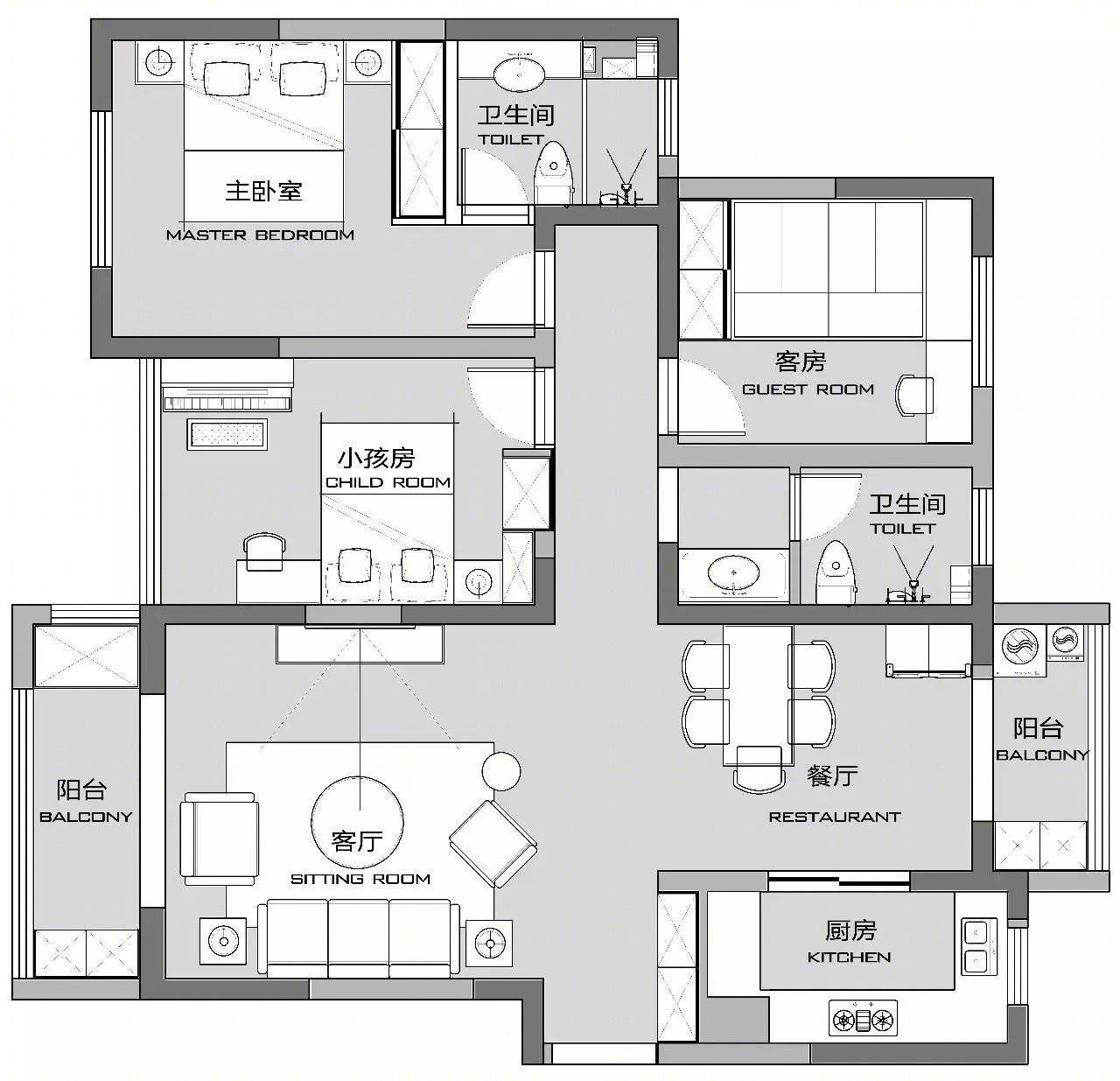 洛阳建业桂圆现代简约风案例解读-32