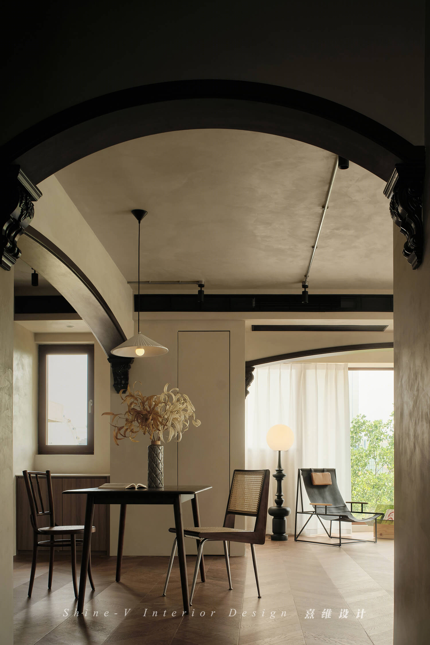 南京 140㎡复古侘寂之家丨中国南京丨熹维设计-16