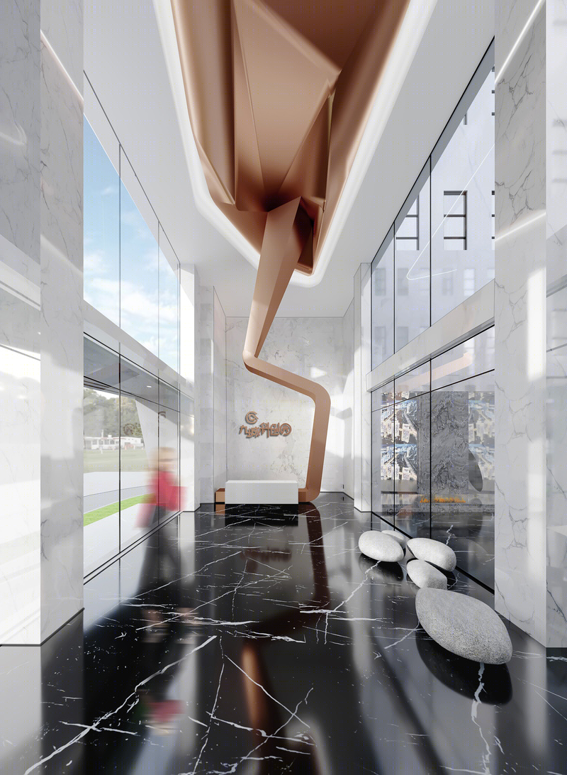 九城科创园——现代极简禅意空间设计-5