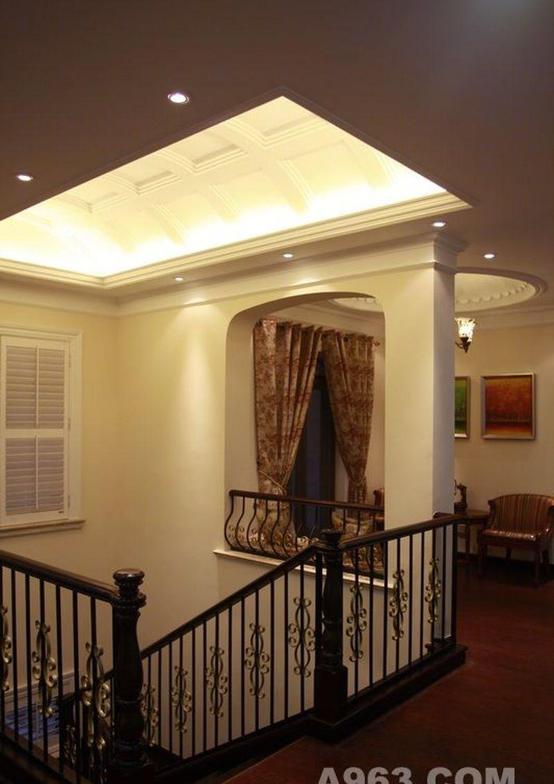 上海西郊大豪山林美式庄园别墅设计-16