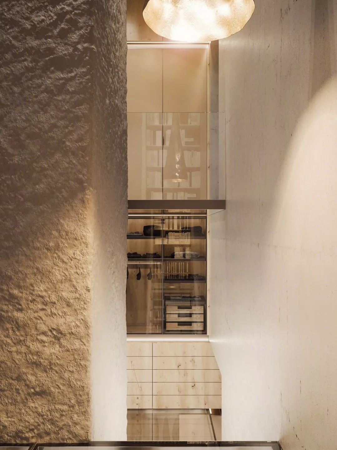 乌克兰 200㎡住宅变身现代四层公寓,Sergey Makhno Architects 打造自然艺术空间-46