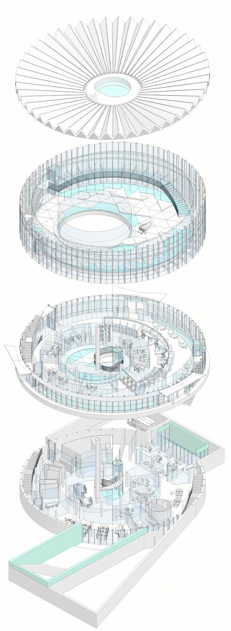 波兰华沙圆顶大厅“现代城市绿洲”设计丨GowinSiuta Studio建筑工作室-29