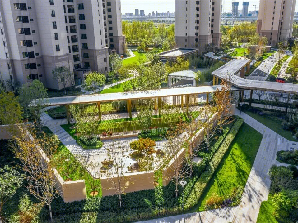 天津万科翡翠大道南区一期住宅景观-3