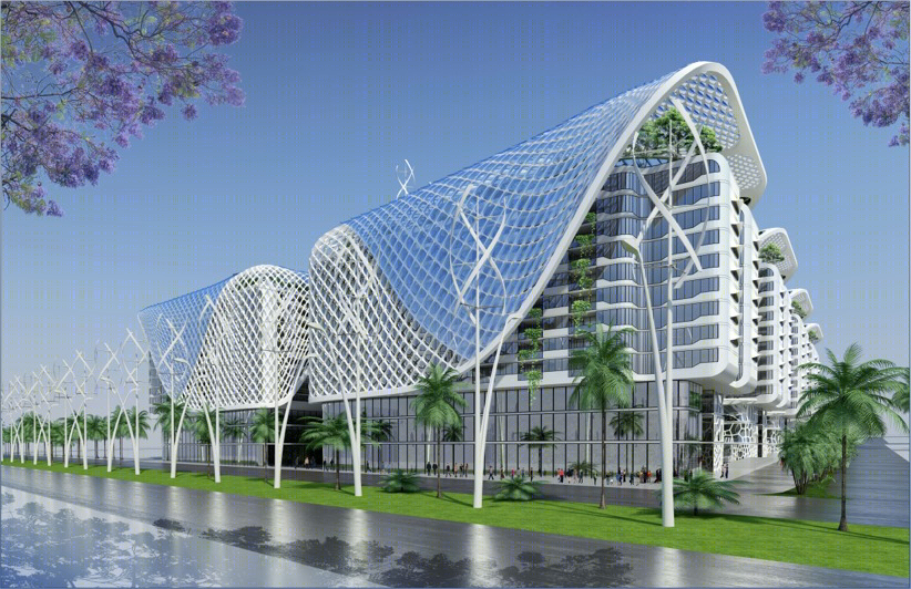 开罗可持续发展综合楼丨Vincent Callebaut Architectures-17