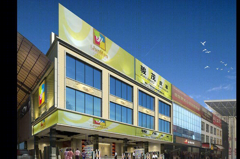 广州狮岭皮具门店设计-4