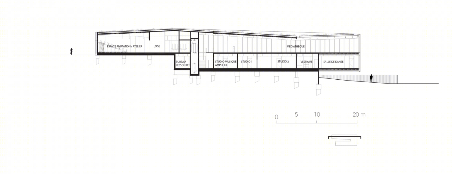 法国文化中心（France Cultural Center）丨Ateliers O-S architectes-70