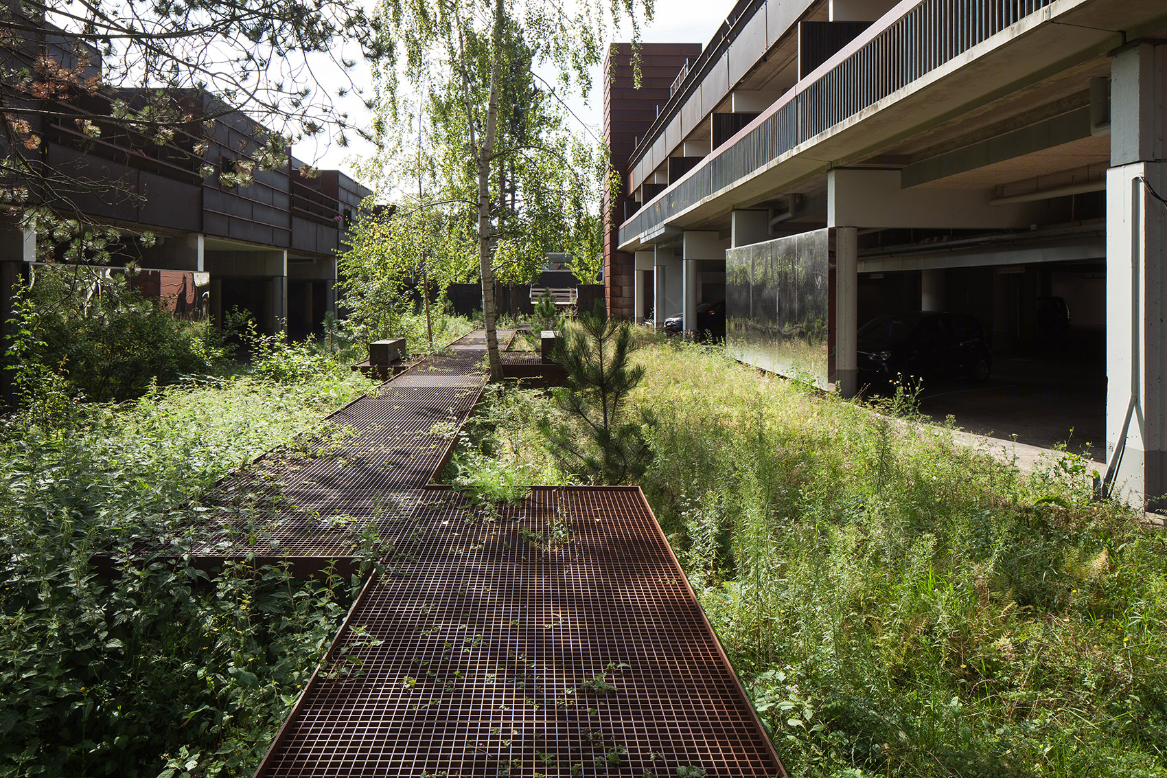 丹麦 Farum Midtpunkt 社会住宅景观-15