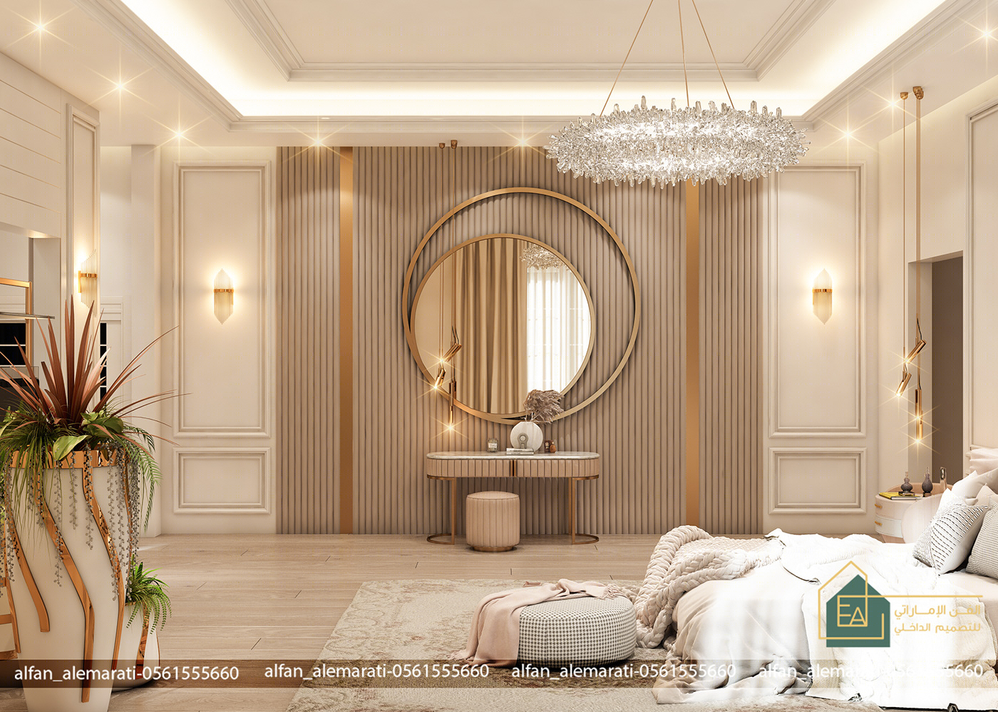 Anastasiya Gushchina丨平层丨NEW CLASSIC LUXURY BEDROOM-2