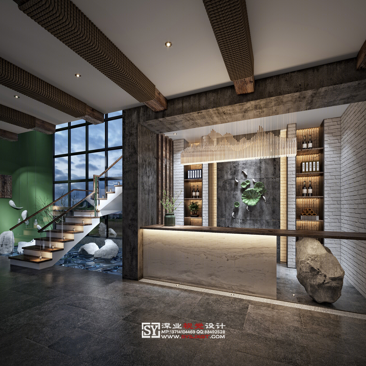 2017 深业视觉设计酒店办公作品——深圳创意产业园酒店设计-5