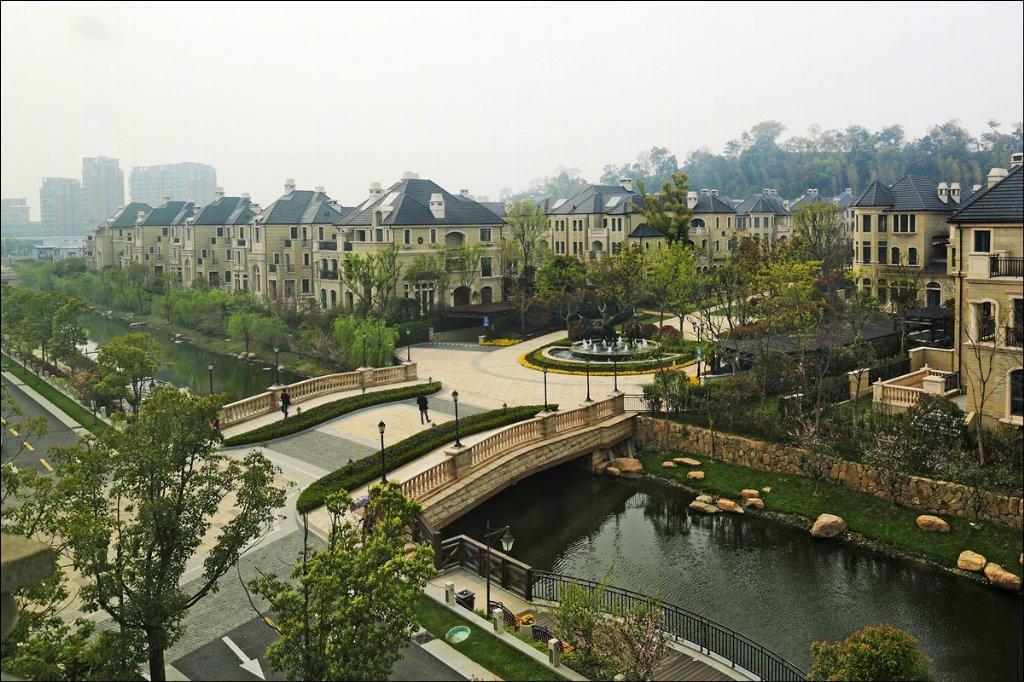 杭州金都夏宫别墅区景观-8