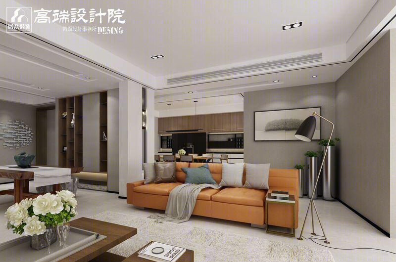 湖南定江洋285㎡现代风格-2