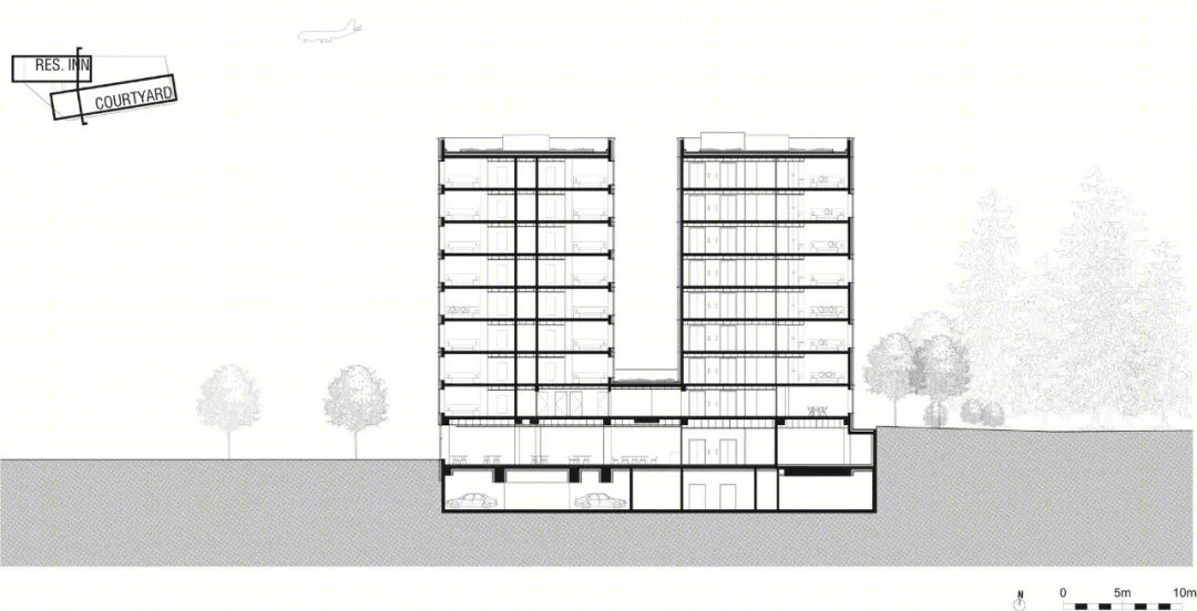 法国彩色立面酒店丨Manuelle Gautrand Architecture-46