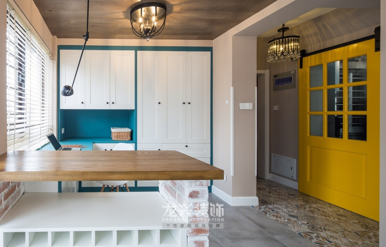 杨冬设计·嘉兴翰林兰亭混搭风三室两厅-11