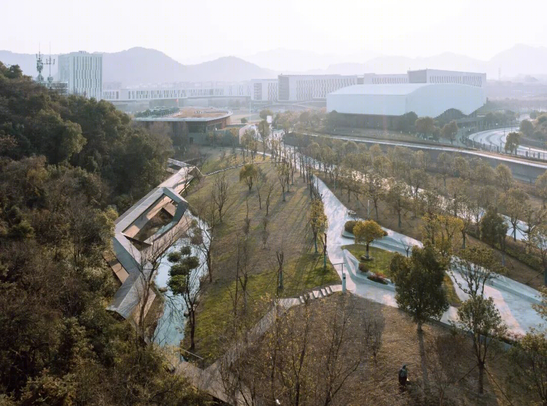 浙江音乐学院「溪上飞檐」丨中国杭州丨line+建筑事务所,gad-49