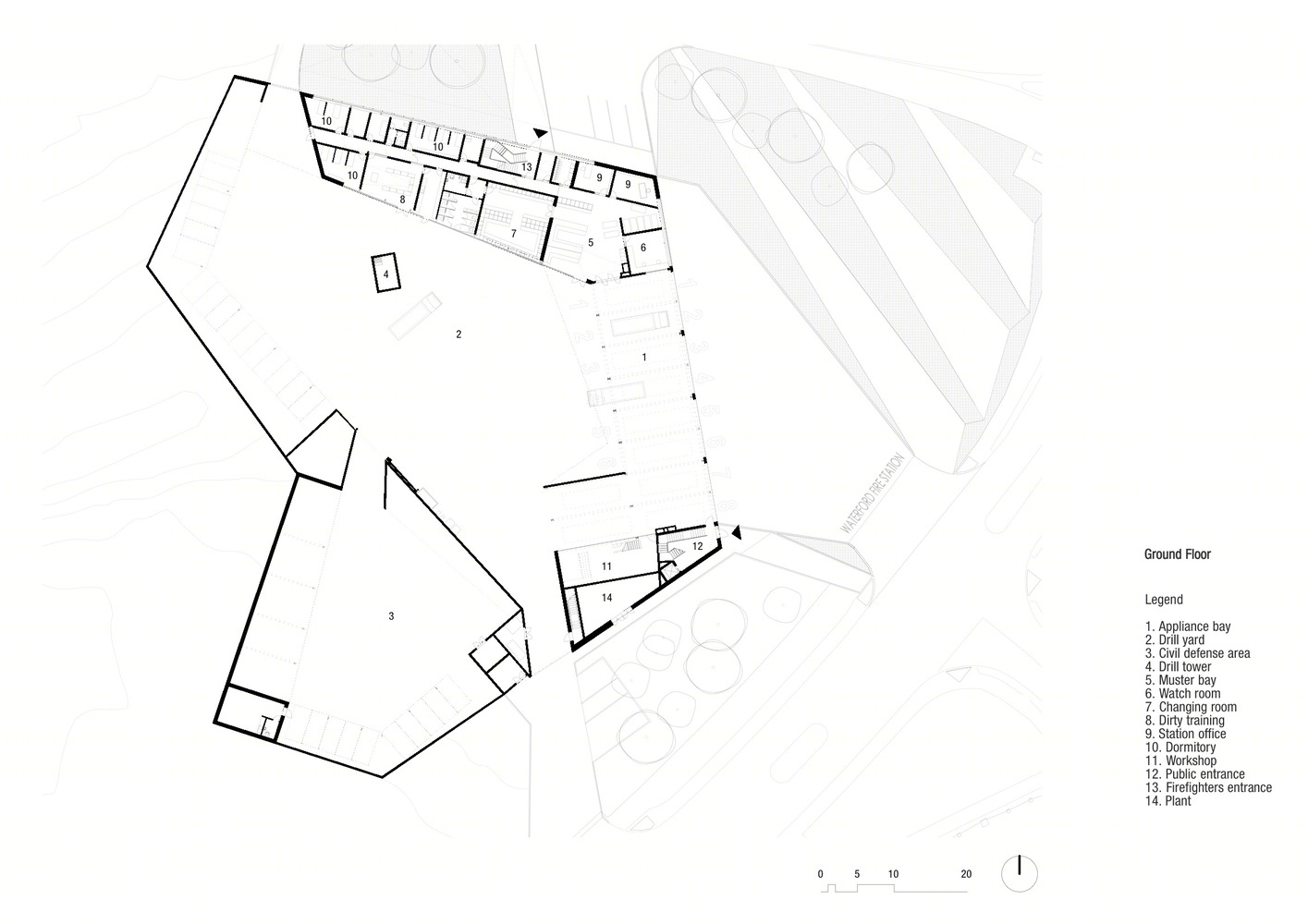 爱尔兰沃特福德消防站丨McculloughMulvin Architects-56
