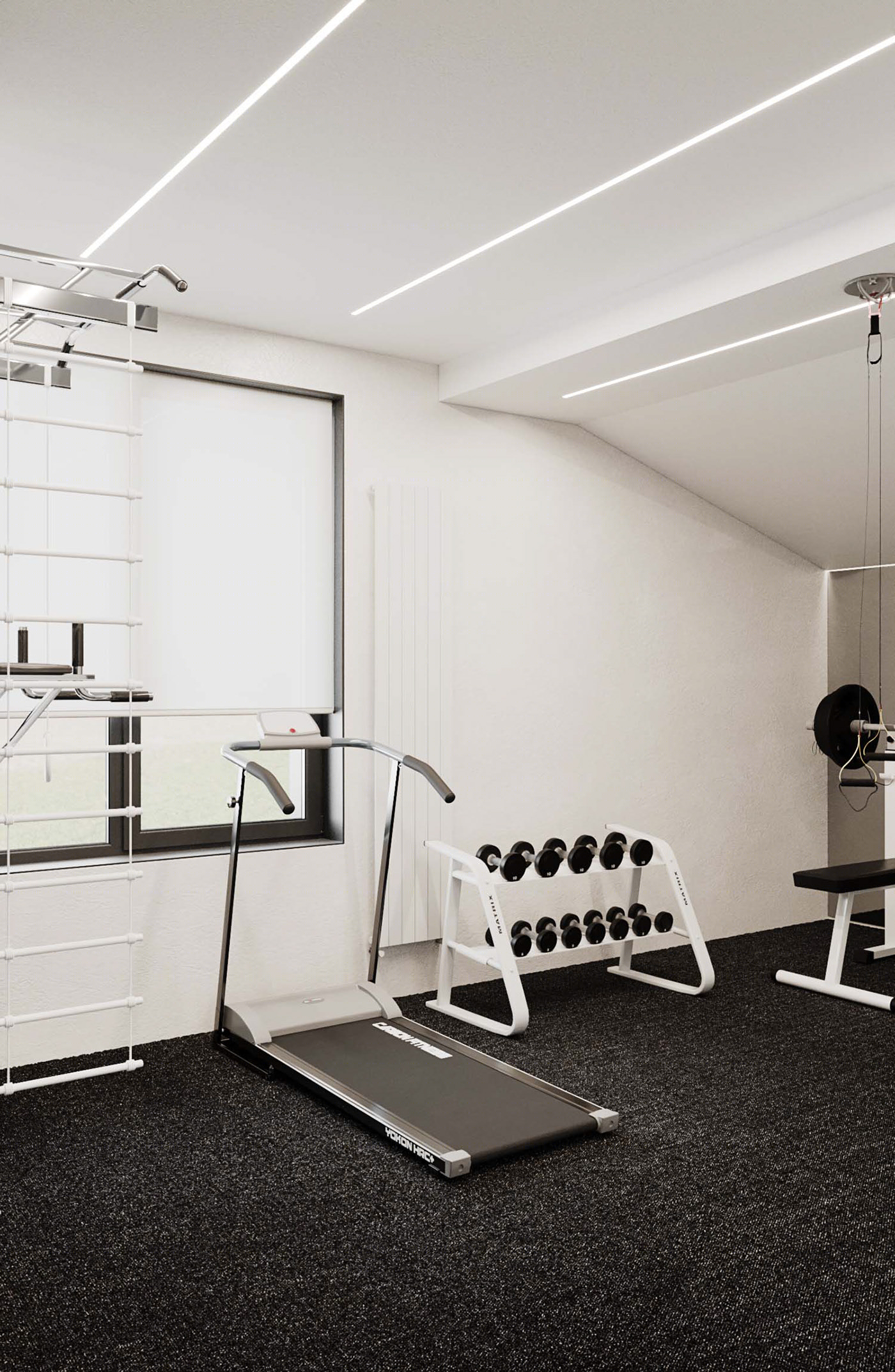 200㎡中性色系住宅设计 体验舒适精致的生活-26